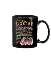 MUG - TO MY HUSBAND - PUG - I LOVE YOU Mug front