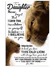 TO MY DAUGHTER - LIONESS - NEVER FORGET THAT 16x24 Poster front