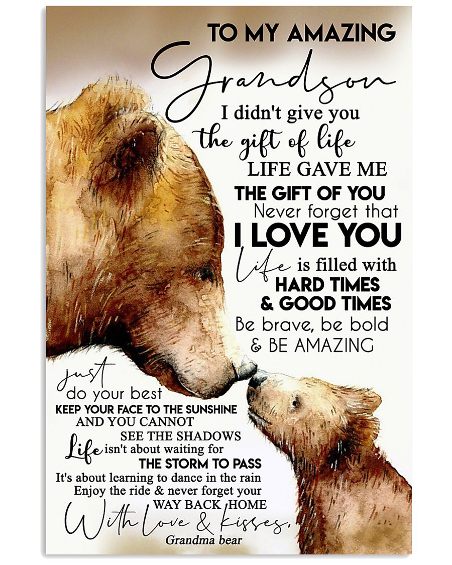 GRANDMA TO GRANDSON 16x24 Poster