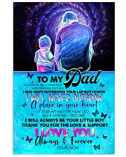 TO MY DAD - SITTING TOGETHER - SO MUCH OF ME 16x24 Poster front