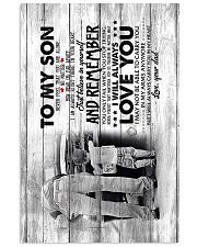 Dad to Son - Never Feel That You Are Vertical Poster tile
