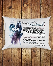 TO MY HUSBAND Rectangular Pillowcase aos-pillow-rectangle-front-lifestyle-2