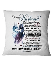 TO MY HUSBAND Square Pillowcase thumbnail