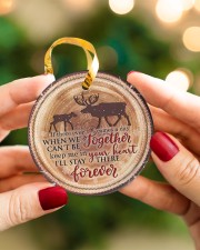 Mom To Daughter If There Ever Comes A Day Circle ornament - single (porcelain) aos-circle-ornament-single-porcelain-lifestyles-08