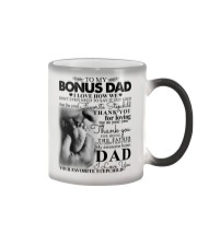 CHILD TO BONUS DAD Color Changing Mug thumbnail