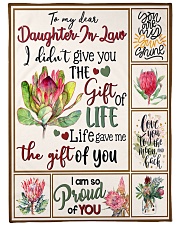 MOM TO DAUGHTER IN LAW Large Fleece Blanket - 60" x 80" front
