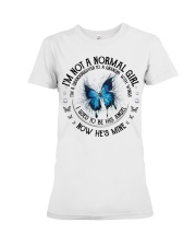 Angel - Grandpa - I Used To Be His Angel Premium Fit Ladies Tee tile