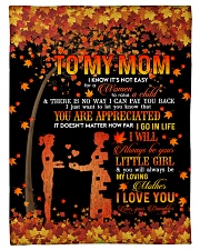 To My Mom - Autumn - Fleece Blanket Fleece Blanket tile