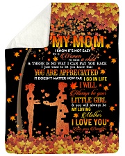 To My Mom - Autumn - Fleece Blanket Sherpa Fleece Blanket tile