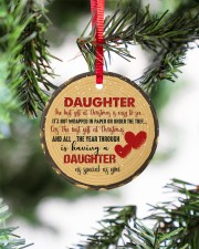 Christmas - Daughter - The Best Gift At Christmas Circle ornament - single (porcelain) aos-circle-ornament-single-porcelain-lifestyles-07