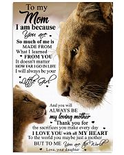 DAUGHTER TO MOM 16x24 Poster front