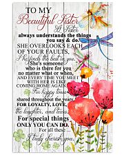 TO MY BEAUTIFUL SISTER 16x24 Poster front