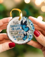 To My Daughter-in-law - Butterfly - Gift of Life Circle ornament - single (porcelain) aos-circle-ornament-single-porcelain-lifestyles-08