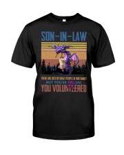 SON-IN-LAW - DRAGON -VINTAGE - YOU VOLUNTEERED Classic T-Shirt front