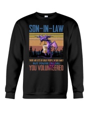 SON-IN-LAW - DRAGON -VINTAGE - YOU VOLUNTEERED Crewneck Sweatshirt thumbnail