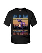 SON-IN-LAW - DRAGON -VINTAGE - YOU VOLUNTEERED Youth T-Shirt thumbnail