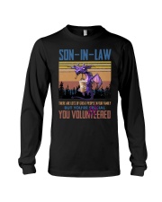 SON-IN-LAW - DRAGON -VINTAGE - YOU VOLUNTEERED Long Sleeve Tee thumbnail