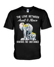 The love between Aunt and Niece knows no distance V-Neck T-Shirt thumbnail