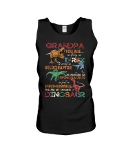 GRANDPA - DINOSAUR Unisex Tank tile