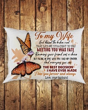 TO MY WIFE - BUTTERFLY - I LOVE YOU Rectangular Pillowcase aos-pillow-rectangle-front-lifestyle-2