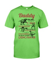 T-SHIRT - NEON GREEN - FAVORITE DINOSAUR Classic T-Shirt front