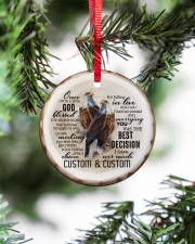 Husband and Wife - Eagle - God Blessed The Broken Circle ornament - single (porcelain) aos-circle-ornament-single-porcelain-lifestyles-07