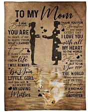 To My Mom - Fleece Blanket Large Fleece Blanket - 60" x 80" front