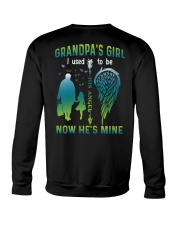 Grandma's girl- I used to be his angel now he's mine Crewneck Sweatshirt tile
