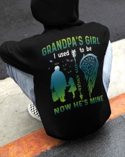 Grandma's girl- I used to be his angel now he's mine Hooded Sweatshirt apparel-hooded-sweatshirt-lifestyle-back-96