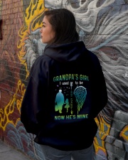 Grandma's girl- I used to be his angel now he's mine Hooded Sweatshirt lifestyle-unisex-hoodie-back-1