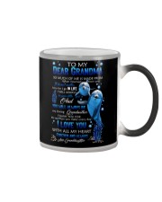 Granddaughter to Grandma - I Love You Color Changing Mug tile