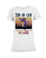 SON-IN-LAW - DRAGON - THE MAN THE LEGEND Premium Fit Ladies Tee tile