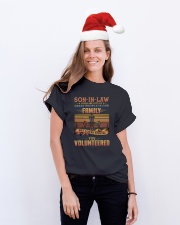Son-in-law - God - You Volunteered - T-Shirt Classic T-Shirt lifestyle-holiday-crewneck-front-1