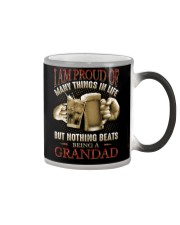 Grandpa - Nothing Beats Being A Grandad - T-Shirt Color Changing Mug tile