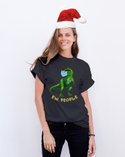 T-SHIRT - T REX - EW PEOPLE Classic T-Shirt lifestyle-holiday-crewneck-front-1