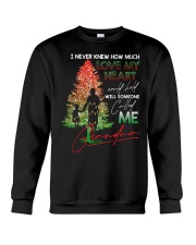 Granddaughter to Grandma - How Much Love Crewneck Sweatshirt tile