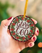 Christmas - Holy Joly - Circle Ornament Circle ornament - single (porcelain) aos-circle-ornament-single-porcelain-lifestyles-09