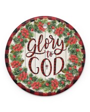 Christmas - Holy Joly - Circle Ornament Circle ornament - single (porcelain) front