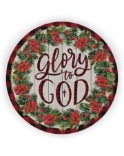 Christmas - Holy Joly - Circle Ornament Circle Ornament (Wood tile
