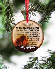 Granddaughter - I Love You - Personalized Circle ornament - single (porcelain) aos-circle-ornament-single-porcelain-lifestyles-07