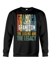 Grandpa To Grandson - The Legend And The Legacy Crewneck Sweatshirt tile