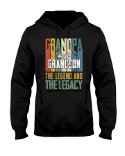 Grandpa To Grandson - The Legend And The Legacy Hooded Sweatshirt tile
