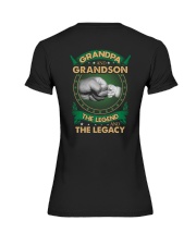 GRANDPA AND GRANSON - VINTAGE - THE LEGEND AND THE Premium Fit Ladies Tee thumbnail