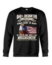 dad and daughter Crewneck Sweatshirt tile