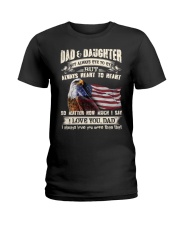 dad and daughter Ladies T-Shirt tile
