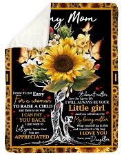To My Mom - Tree - Fleece Blanket Sherpa Fleece Blanket tile