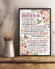 To My Daughter-in-law - Flowers - We Both Love 16x24 Poster lifestyle-poster-3
