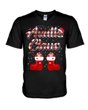 Auntie Claus V-Neck T-Shirt thumbnail