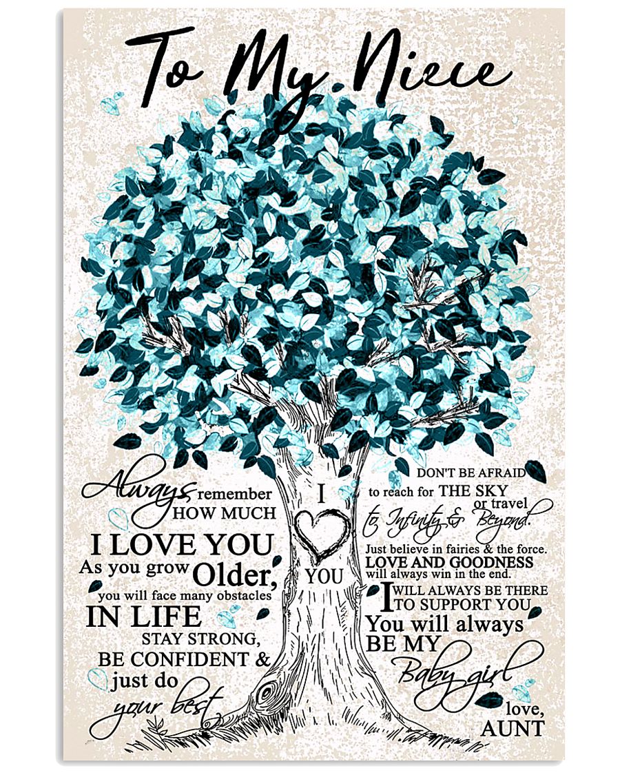TO MY NIECE 16x24 Poster