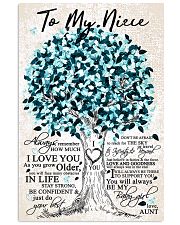 TO MY NIECE 16x24 Poster front